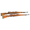 Image 1 : Two German Bolt Action Rifles -A) Mauser "243" Code K98 Rifle with Extra Bolt and Erma Conversion Ki