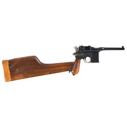 Excellent 1930 Commercial Broomhandle Mauser Pistol with Shoulder Stock