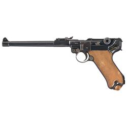 DWM 1917 Dated Artillery Luger Pistol with Holster, Shoulder Stock and Magazine Pouch