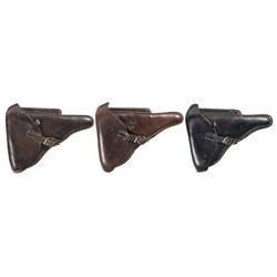 Three Luger Holsters