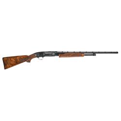 Custom Engraved Winchester Model 42 Slide Action Shotgun