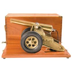 Cased Presentation Brass Winchester Signal Cannon