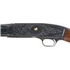 Image 2 : Custom Engraved Gold Inlaid Winchester Model 42 Slide Action Shotgun