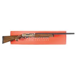 Engraved Gold Inlaid Winchester Super X Model 2 Magnum Semi-Automatic Shotgun with Original Box