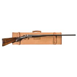 Webley & Scott Back Action Double Barrel Hammer Shotgun with Takedown Case