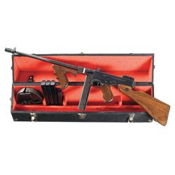 Auto Ordnance Thompson Model 1927 A1 Semi-Automatic Carbine with FBI Case and Extra Magazines