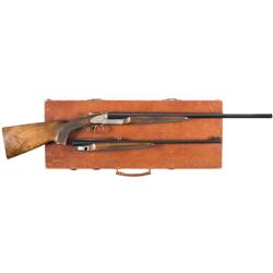 Outstanding Cased Engraved Chapuis Two Barrel Set Express Double Barrel Rifle