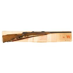 Exceptional Pre-64 Winchester Model 70 Varmint Bolt Action Rifle with Original Box