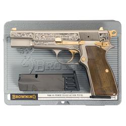 Cased Belgian Browning Hi-Power America's Legacy of Liberty Commemorative Semi-Automatic Pistol