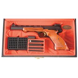Cased Browning Medalist Semi-Automatic Target Pistol with Accessories
