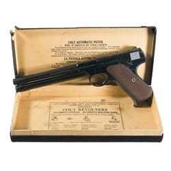 Exceptional Scarce Pre-War King Target Conversion Woodsman Pistol