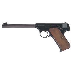 Pre-War Colt Woodsman Semi-Automatic Pistol with Extra Magazine