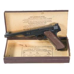 Colt First Series Woodsman Match Target Semi-Automatic Pistol with Box