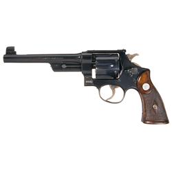 Very Rare Smith & Wesson Pre-War 1926 44 Hand Ejector 3rd Model Target Double Action Revolver with F
