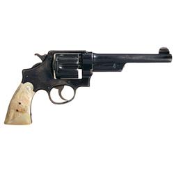 Very Rare and Early Production Smith & Wesson 44 Hand Ejector First Model Triple Lock Double Action 