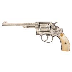 Factory Engraved Smith & Wesson Hand Ejector .38 Military and Police Second Model (Model of 1902) Do