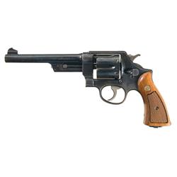 Smith & Wesson 44 Hand Ejector First Model Triple Lock Double Action Revolver