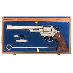 Smith & Wesson Model 29-2 Double Action Revolver with Wood Case and Accessories