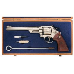 Smith & Wesson Model 27-2 Double Action Revolver with Wood Case