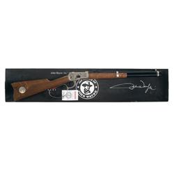 John Wayne 100th Anniversary Winchester Model 1892 High Grade Lever Action Carbine with Box and Pape