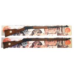 Pair of Consecutively Serial Numbered Winchester Model 94 NRA Centennial Commemorative Long Guns -A)