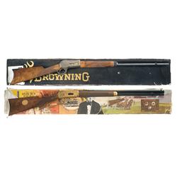 Two Boxed Long Guns -A) Browning Model 1886 High Grade Lever Action Rifle  B) Winchester Model 94 Ol