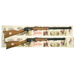 Two Consecutively Numbered Boxed Winchester Buffalo Bill Commemorative Lever Action Long Guns -A) Wi