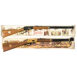 Two Boxed Winchester Model 94 Commemorative Lever Action Long Guns -A) Winchester Model 94 Buffalo B