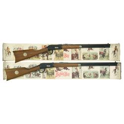 Two Boxed Winchester Model 94 Buffalo Bill Commemorative Long Guns -A) Winchester Model 94 Buffalo B