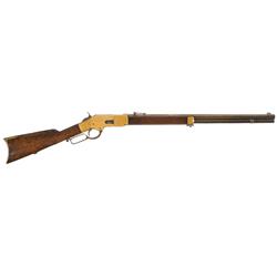 Desirable Winchester Model 1866 Lever Action Rifle with Henry's Patent Markings