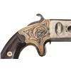 Image 3 : Excellent Factory Engraved American Standard Wheeler's Patent Over/Under Derringer