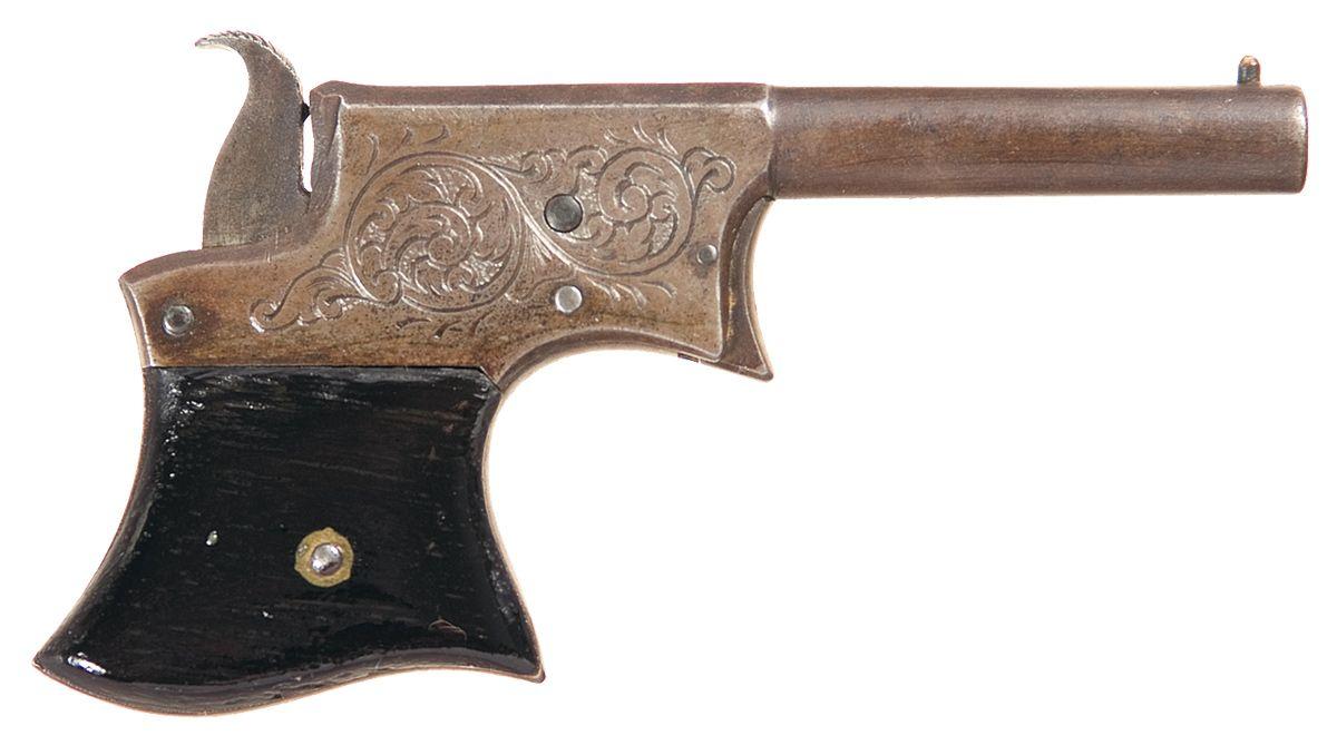 Engraved Remington Number One Vest Pocket Pistol