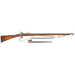 British Civil War Era Tower Pattern 53 Percussion Musket Dated 1863 with Bayonet