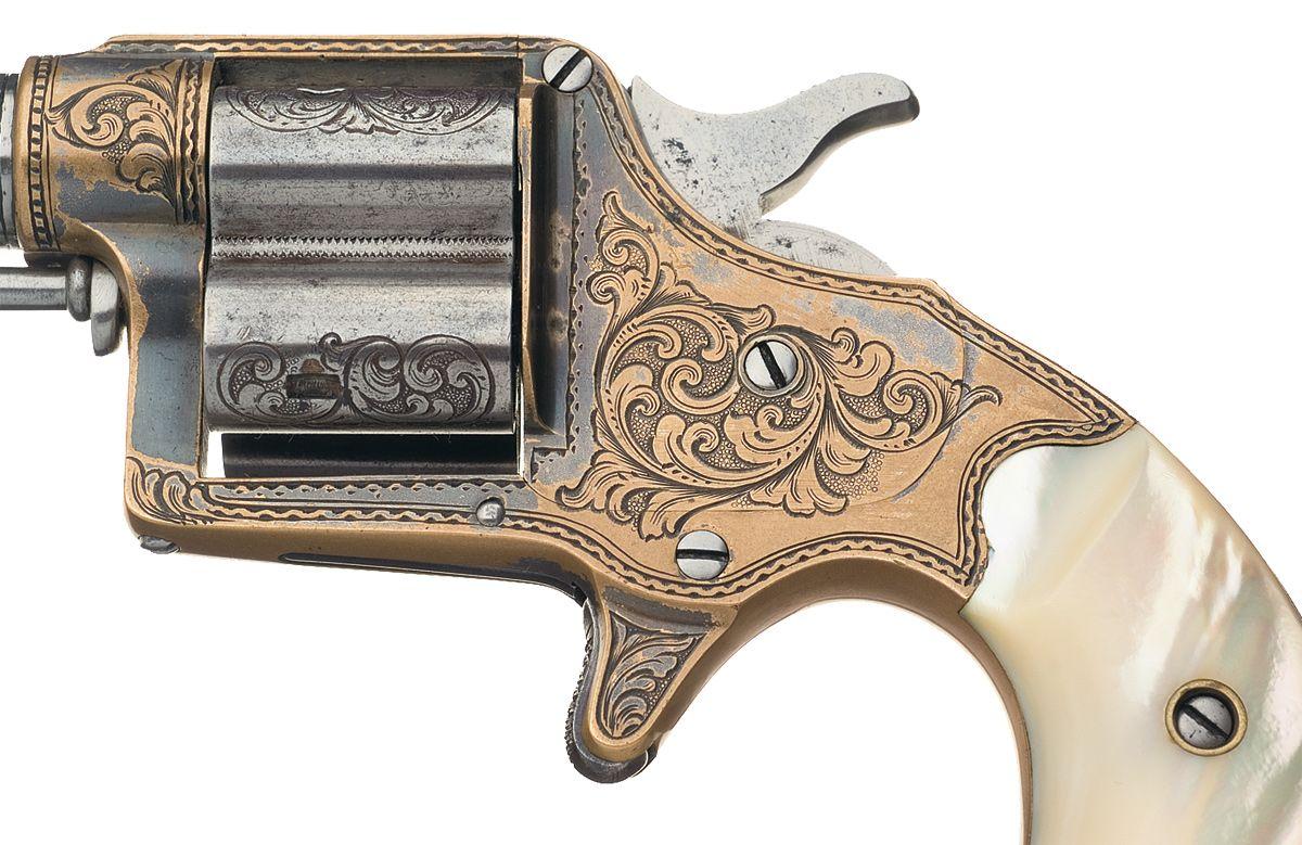 Colt Cloverleaf Fine Engraved, First Year Production, Colt Cloverleaf House Model ...