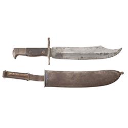 Rare U.S. 1900 Krag Bowie Bayonet with Scabbard
