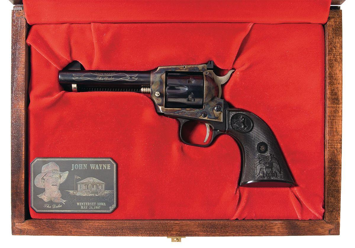Colt New Frontier John Wayne Commemorative Revolver with Box and ...