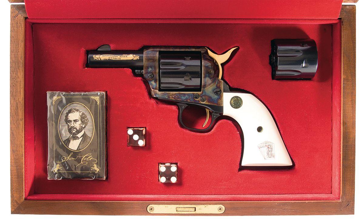 Cased Colt Mississippi River Gambler- Memphis Sheriff's Model Single ...