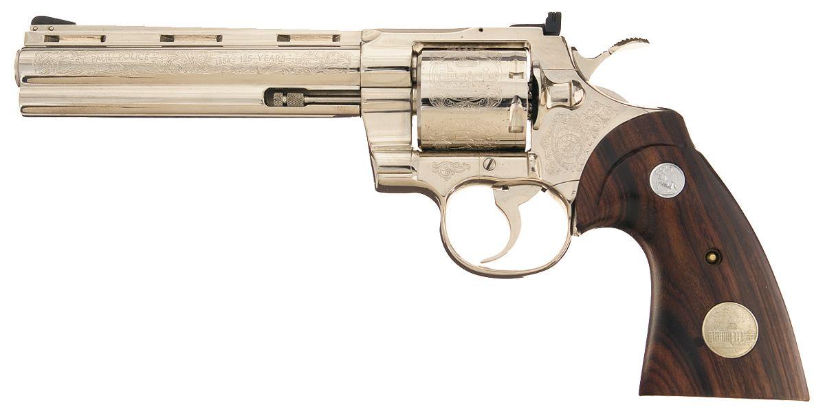 Colt Python St. Paul Police Commemorative Revolver