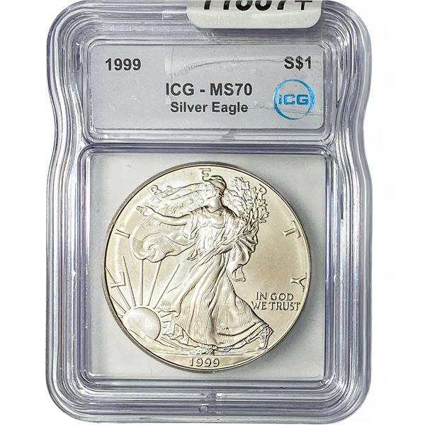 1999 Silver Eagle ICG MS70