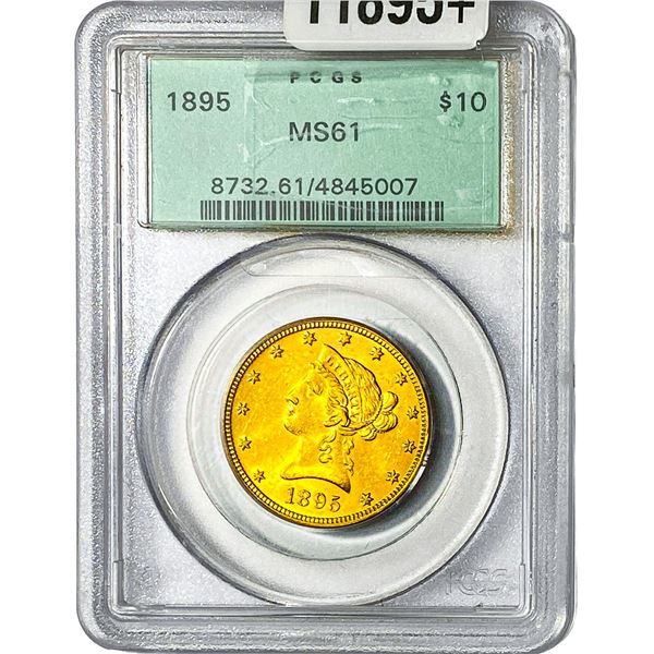 1895 $10 Gold Eagle PCGS MS61