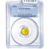 Image 1 : 1853 Rare Gold Dollar PCGS MS62