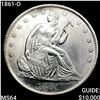 Image 1 : 1861-O Seated Liberty Half Dollar CHOICE BU