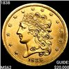 Image 1 : 1838 $5 Gold Half Eagle UNCIRCULATED