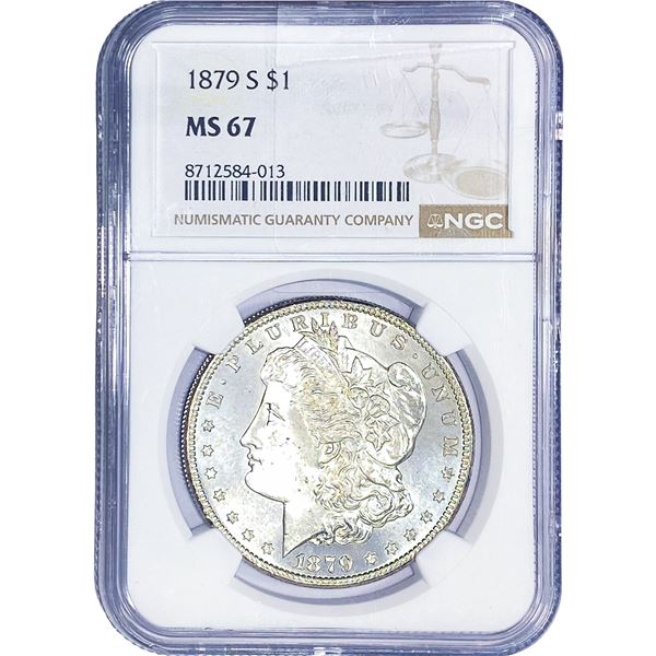 1879-S Morgan Silver Dollar NGC MS67