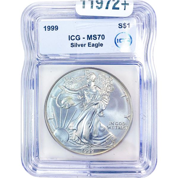 1999 Silver Eagle ICG MS70