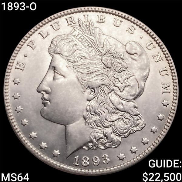 1893-O Morgan Silver Dollar CHOICE BU