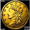 Image 1 : 1836 $5 Gold Half Eagle HIGH GRADE
