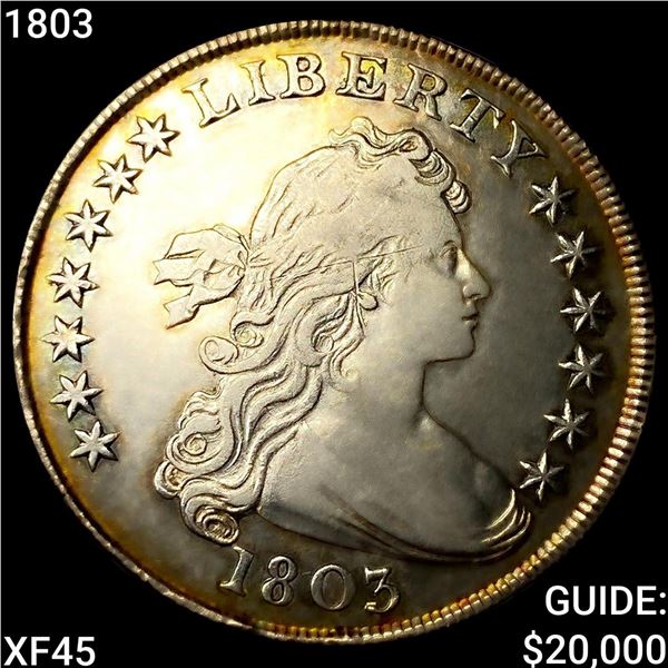 1803 Draped Bust Dollar NEARLY UNCIRCULATED