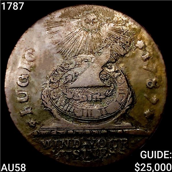 1787 Fugio Cent CHOICE AU