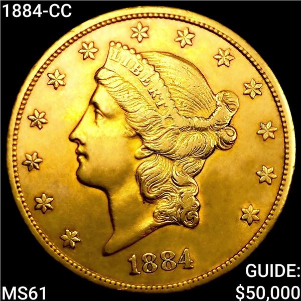 1884-CC $20 Gold Double Eagle UNCIRCULATED